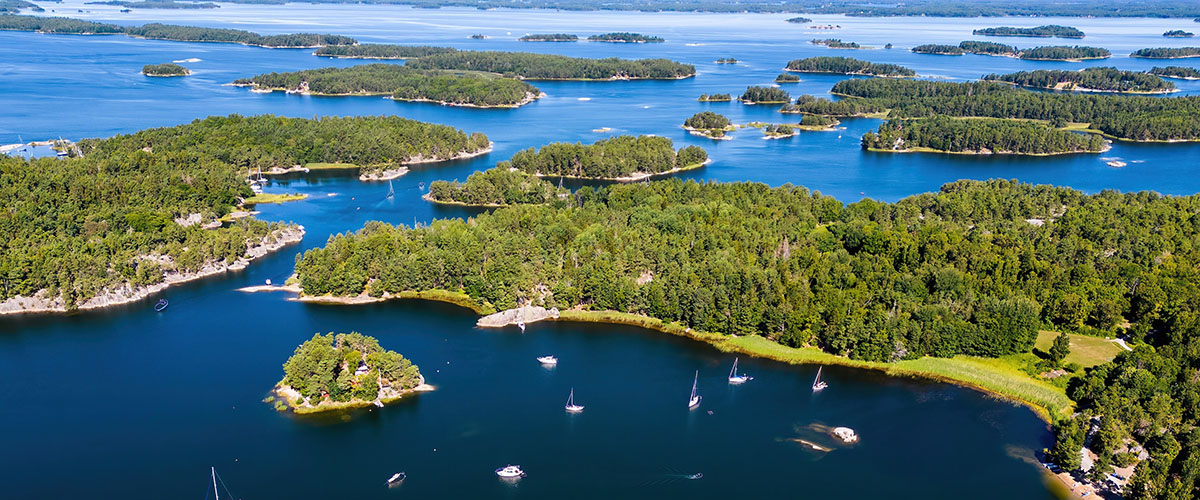 Aerial,View,Of,The,Stockholm,Archipelago Hero image Stockholm archipelago
